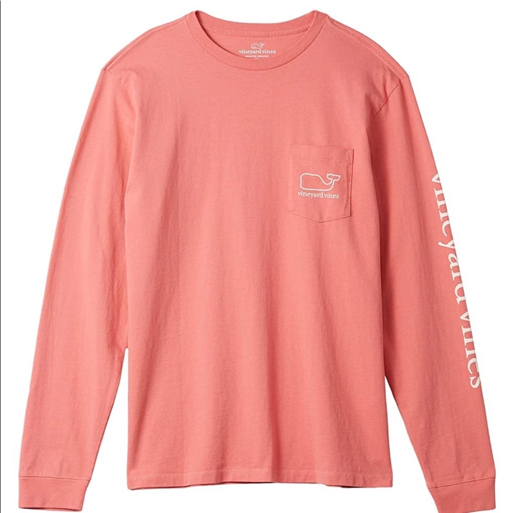 Vineyard Vines Salmon Long Sleeve Shirt